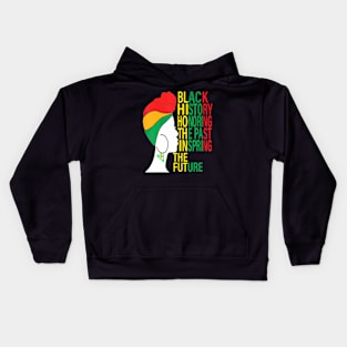 Honoring Past Inspiring Future Men Women Black History Month Kids Hoodie